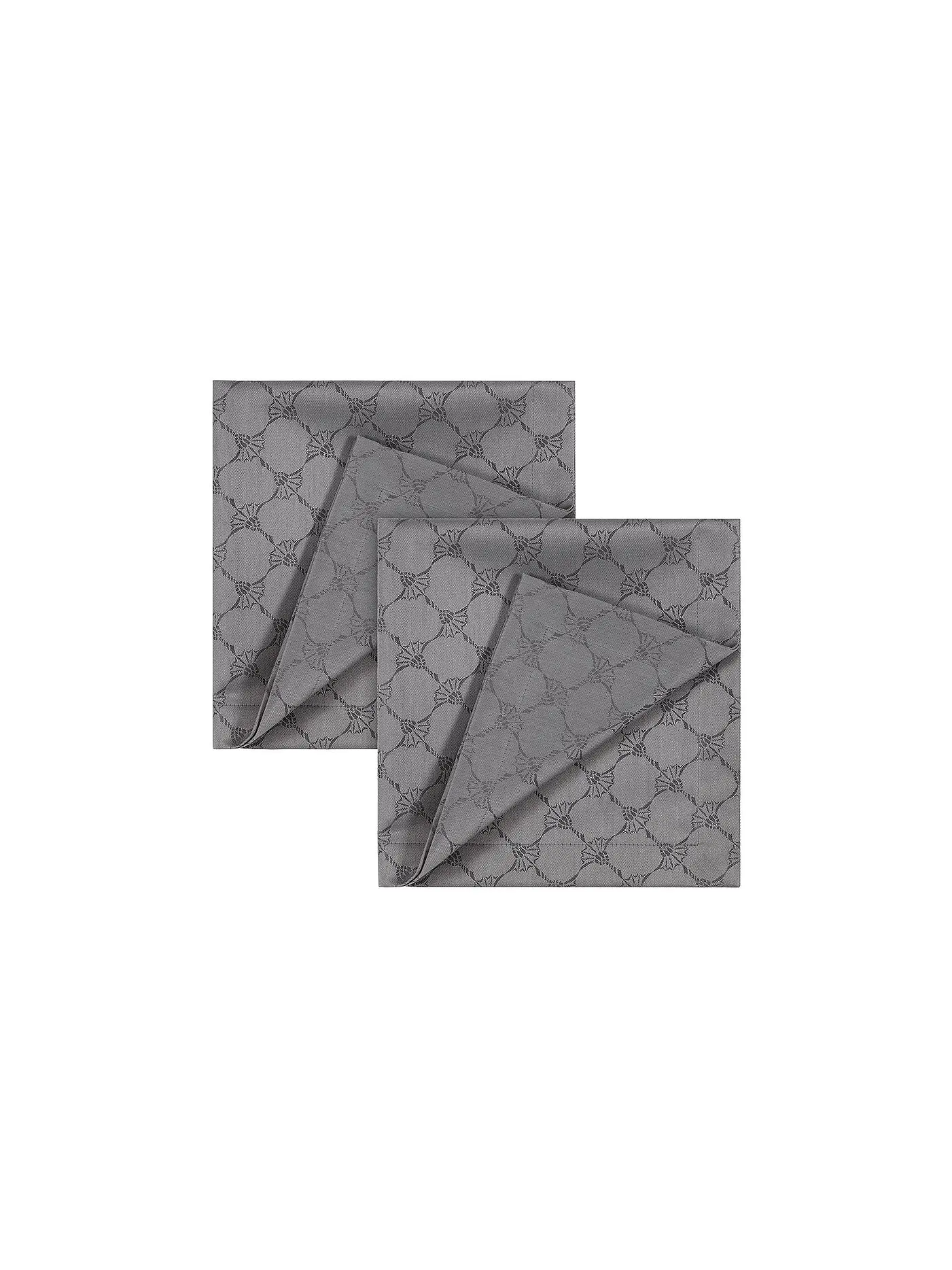 JOOP | Servietten 2er Set Cornflower 50x50cm Platin | 